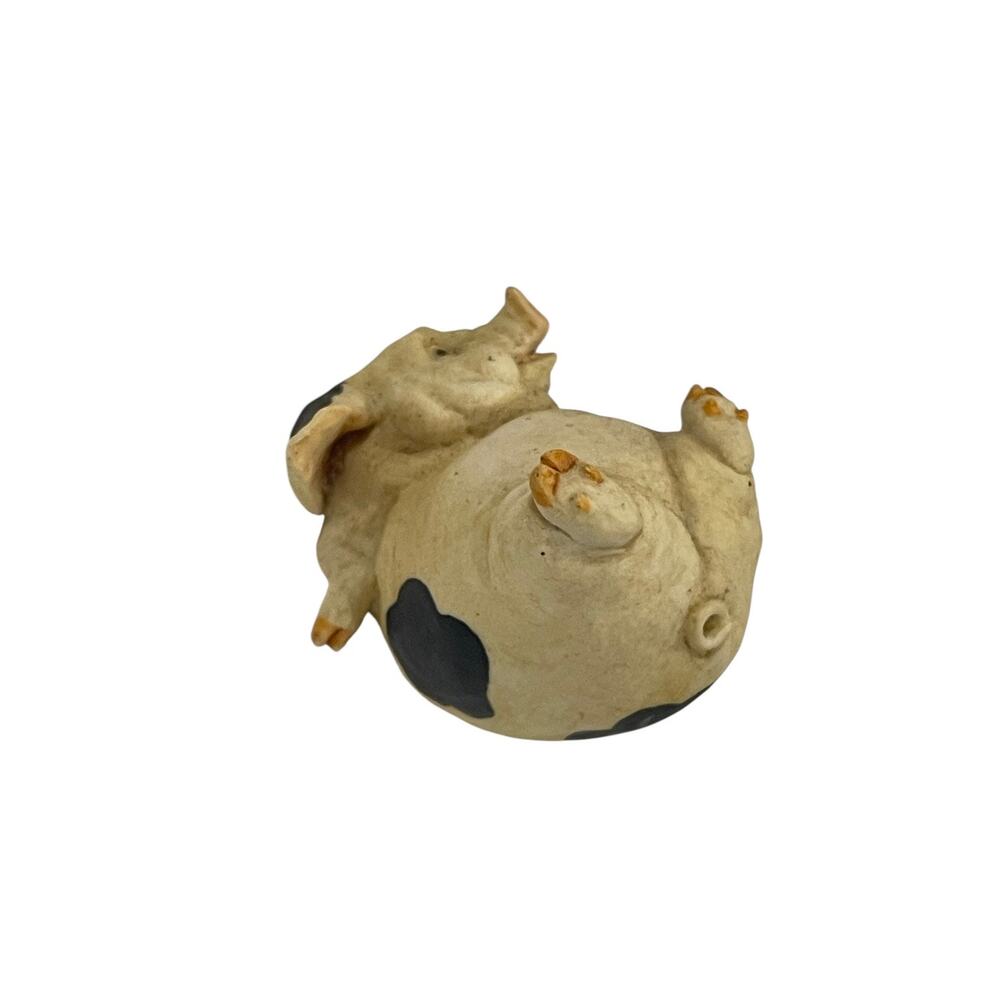 Vintage 2000 Sealmark Tumbling Pig Figurine